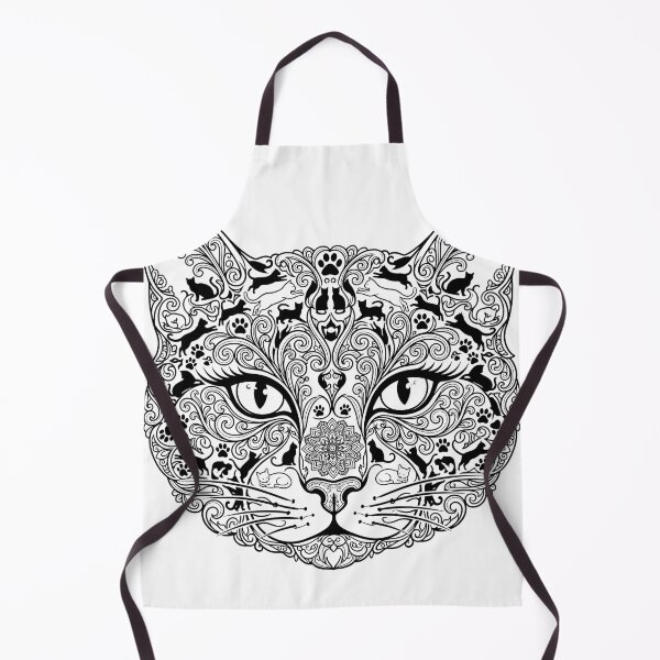 Item preview, Intricate Mandala Cat Silhouette Line Art designed and sold by TeNovaStudio.