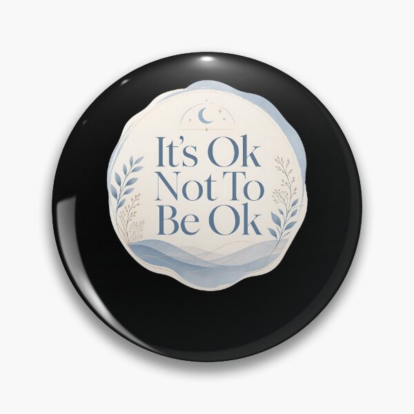 Item preview, Mental Health OK Typography designed and sold by FreshPixelArt.