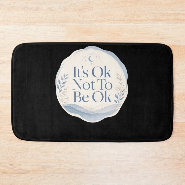 Item preview, Mental Health OK Typography designed and sold by FreshPixelArt.