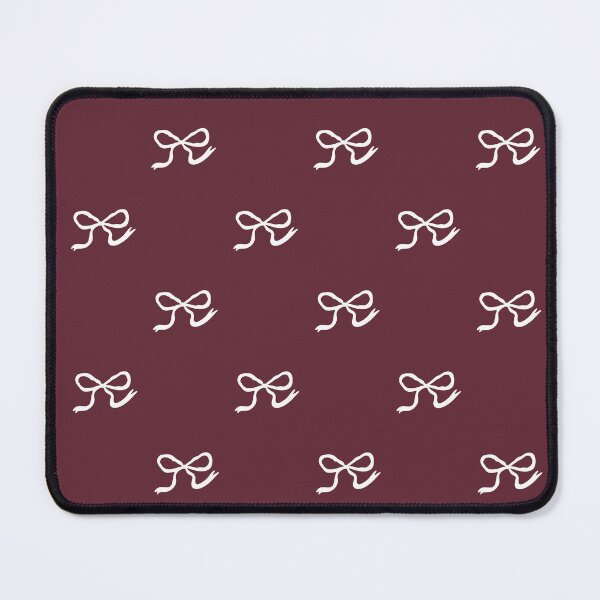 Item preview, Burgundy Bow Pattern Phone Case for Mom | Minimalist Coquette Bow Journal for Students and Teachers | Cute White Bow Aesthetic Blanket for Girls | Balletcore Bow Tote Bag Gift for Nurse designed and sold by VivaFy.