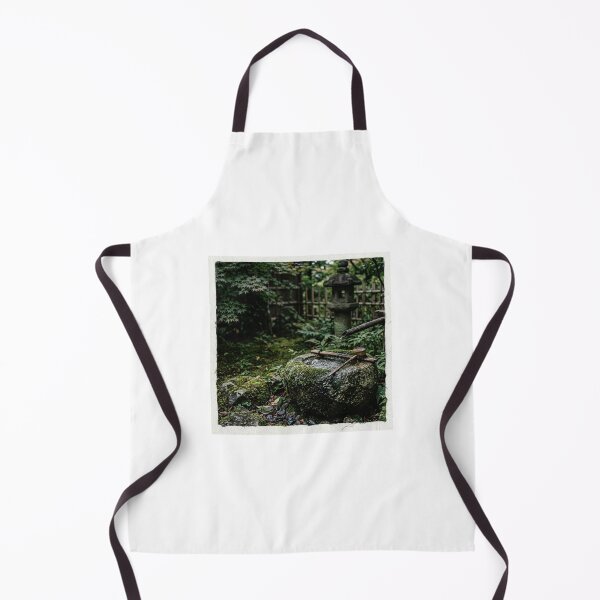 Item preview, Tsukubai Stone Water Basin | Japanese Wabi-Sabi Art | Zen Garden Minimalist Print designed and sold by KUZU-NOHA.