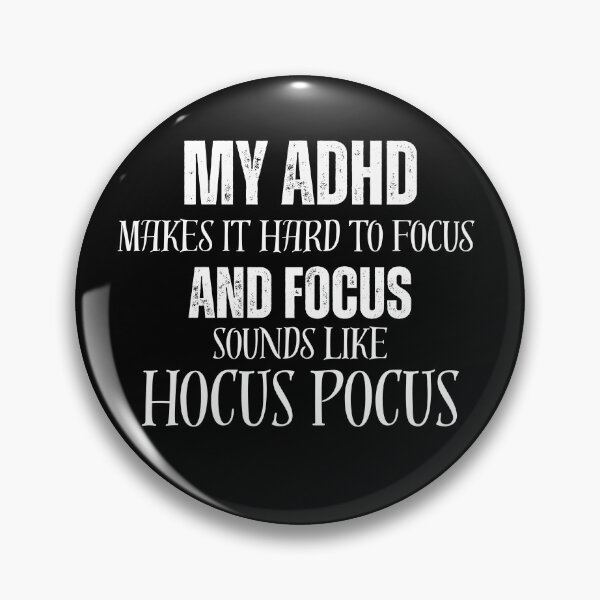 Item preview, Focus is hocus pocus white designed and sold by Cottageshop.