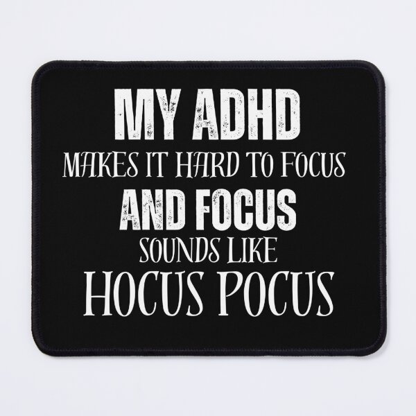 Item preview, Focus is hocus pocus white designed and sold by Cottageshop.