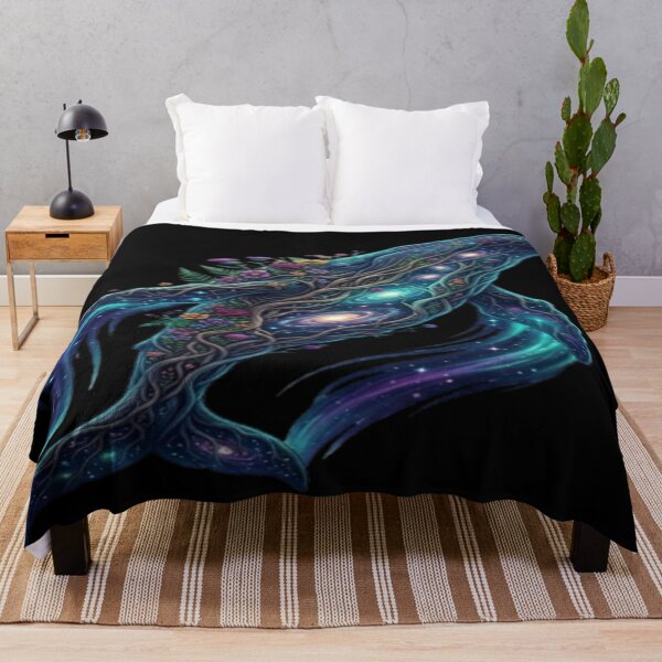Item preview, Cosmic Whale Swimming Through Galaxy Nebula designed and sold by DailySparks.