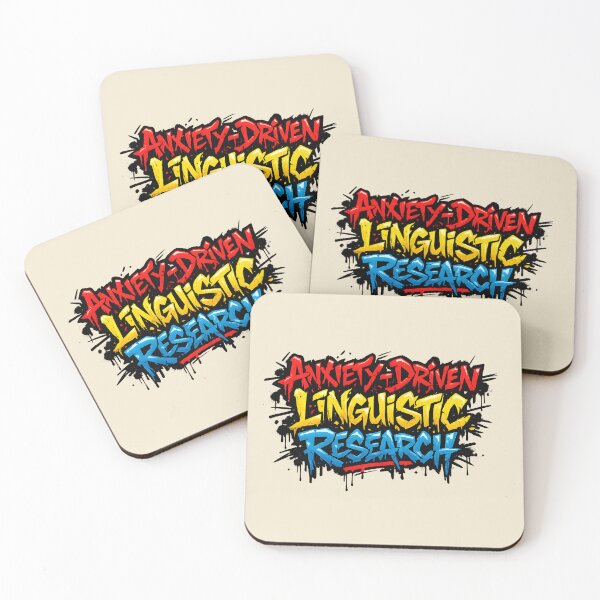 Item preview, Anxiety-Driven Linguistic Research – Nervous Graffiti Linguist Design designed and sold by Nerd Romance Café.