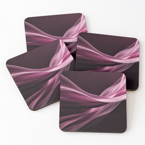 Item preview, Smooth Flowing Pink Mauve Ribbons designed and sold by IntelliMindDesigns.