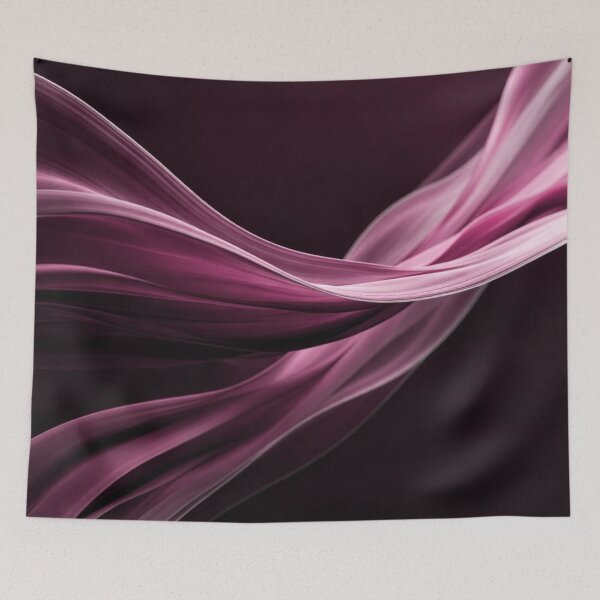 Item preview, Smooth Flowing Pink Mauve Ribbons designed and sold by IntelliMindDesigns.
