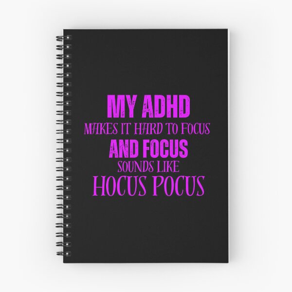 Item preview, Focus is hocus pocus, hot pink designed and sold by Cottageshop.