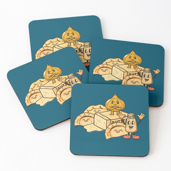 Item preview, Vintage Pierogi and Butter Funny Polish Cartoon designed and sold by pulse_retail.
