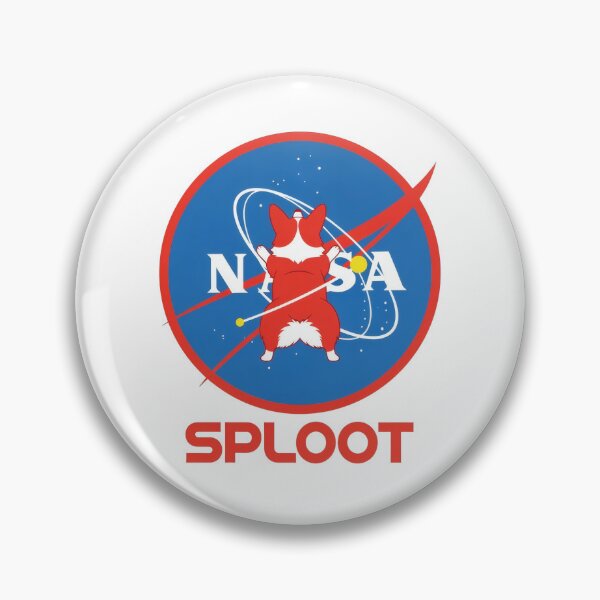Item preview, NASA Sploot Funny Corgi Dog Space designed and sold by HobClub.