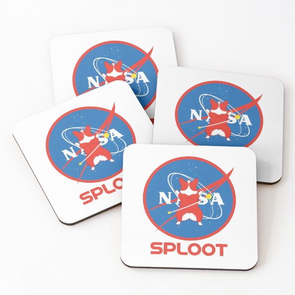 Item preview, NASA Sploot Funny Corgi Dog Space designed and sold by HobClub.