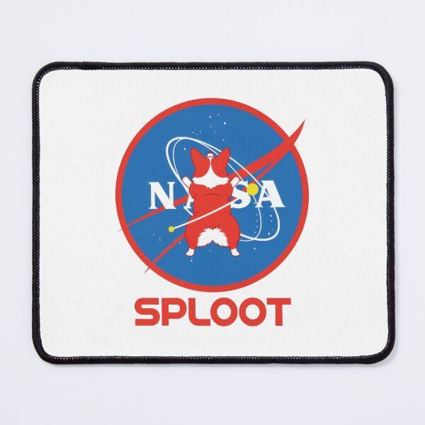 Item preview, NASA Sploot Funny Corgi Dog Space designed and sold by HobClub.