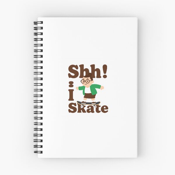 Item preview, Shh! I Skate Librarian Design designed and sold by InkDropStudio88.