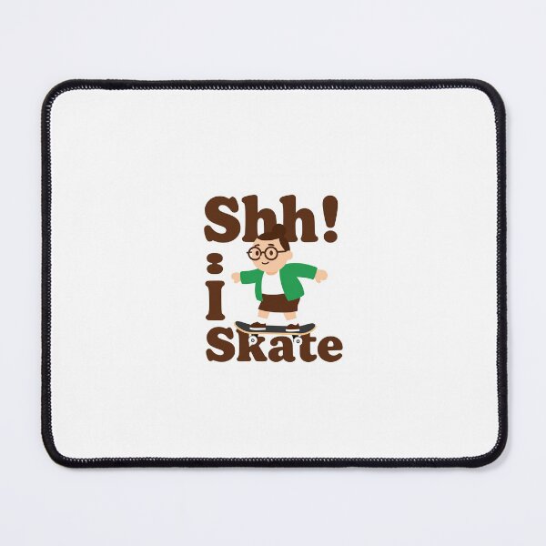 Item preview, Shh! I Skate Librarian Design designed and sold by InkDropStudio88.