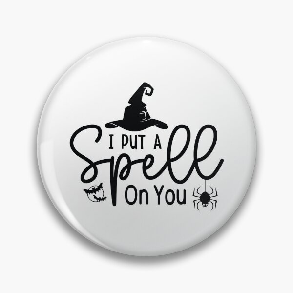 Item preview, I Put A Spell On You - Cute Halloween Party Retro Vintage Spooky Witch Pumpkin Ghost Autumn Gothic Horror Gift designed and sold by FuzionRaptor.