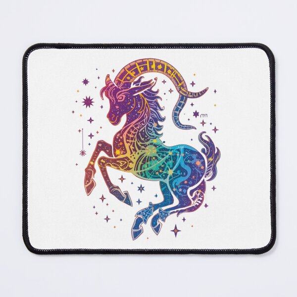 Item preview, Capricorn Rainbow Pride Zodiac Sign designed and sold by EchoPrint Co..