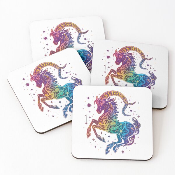 Item preview, Capricorn Rainbow Pride Zodiac Sign designed and sold by EchoPrint Co..
