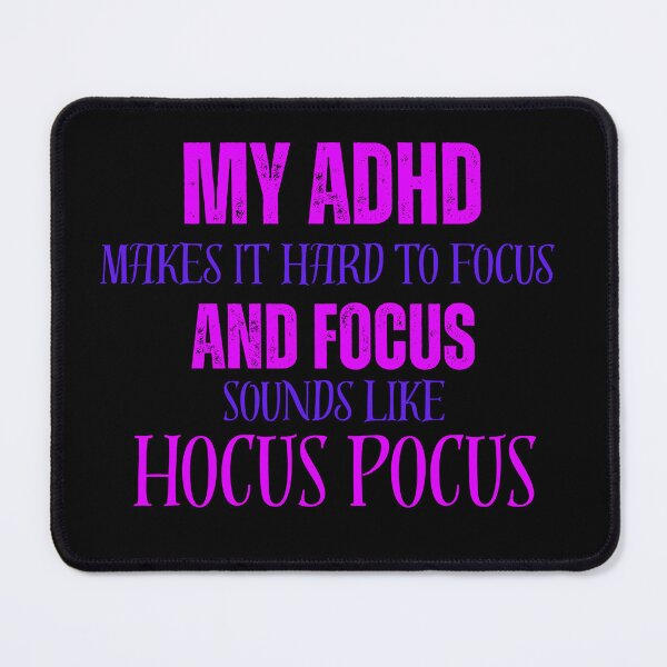 Item preview, Focus is hocus pocus, hot pink 2 designed and sold by Cottageshop.