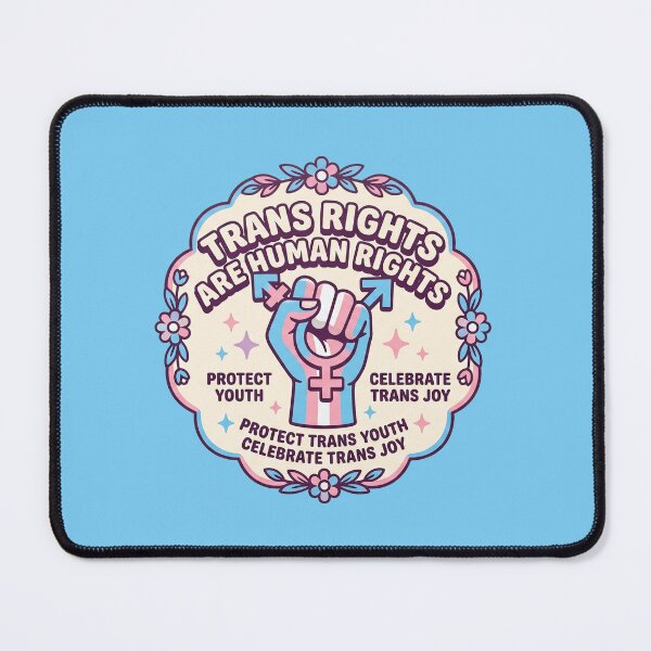 Item preview, Trans Rights Are Human Rights Pride designed and sold by BluePrint Vibe.