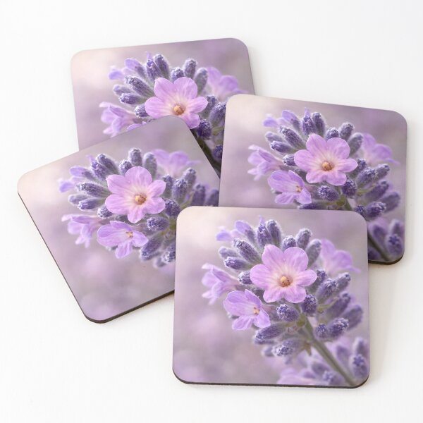 Item preview, Purple Lavender Flower Macro, Botanical Herb Art Print designed and sold by ViolafleurViolett.