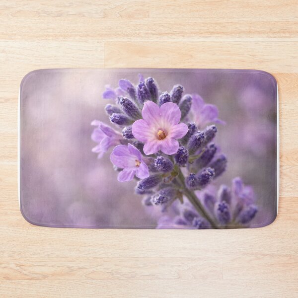 Item preview, Purple Lavender Flower Macro, Botanical Herb Art Print designed and sold by Violafleurviolett.