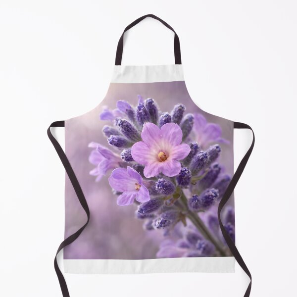 Item preview, Purple Lavender Flower Macro, Botanical Herb Art Print designed and sold by Violafleurviolett.