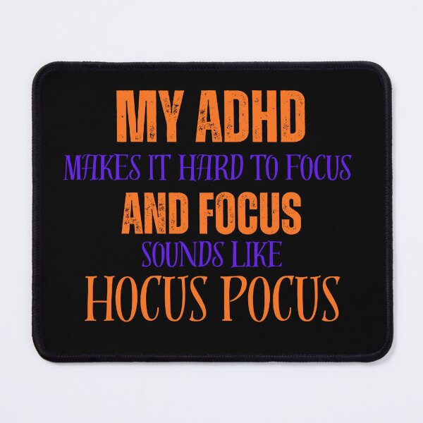 Item preview, Focus is hocus pocus, orange  designed and sold by Cottageshop.