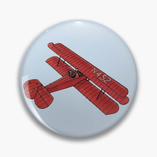 Item preview, Waco 9 red antique biplane  designed and sold by PilotandPlane.