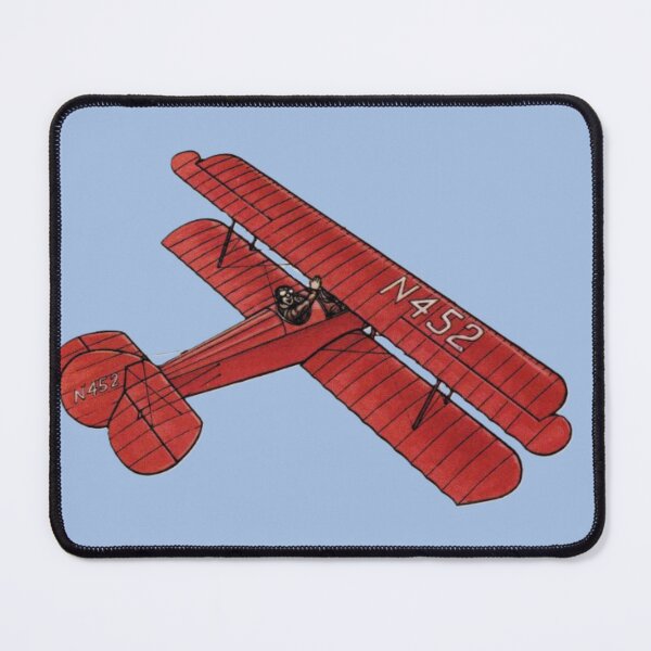 Item preview, Waco 9 red antique biplane designed and sold by PilotandPlane.