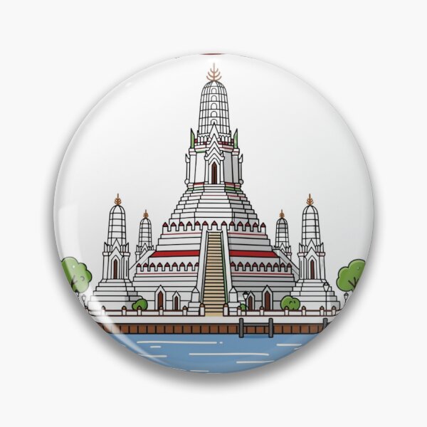 Item preview, Bangkok Wat Arun designed and sold by GeeklyShirts.