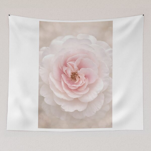 Item preview, Blush Pink Rose Art, Soft Floral Aesthetic Print designed and sold by Violafleurviolett.