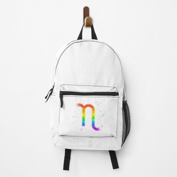 Item preview, Aquarius Rainbow Pride Zodiac Sign designed and sold by EchoPrint Co..