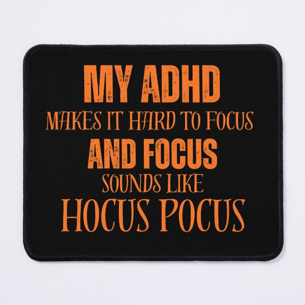 Item preview, Focus is hocus pocus, orange 2 designed and sold by Cottageshop.