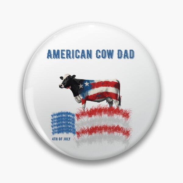 Item preview, American Cow Dad Red White And MOO designed and sold by AleksandraJac05.