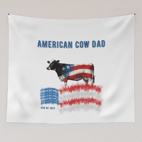 Item preview, American Cow Dad Red White And MOO  designed and sold by AleksandraJac05.