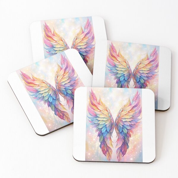 Item preview, Colourful set of wings in a rainbow effect  designed and sold by carlsmart1.