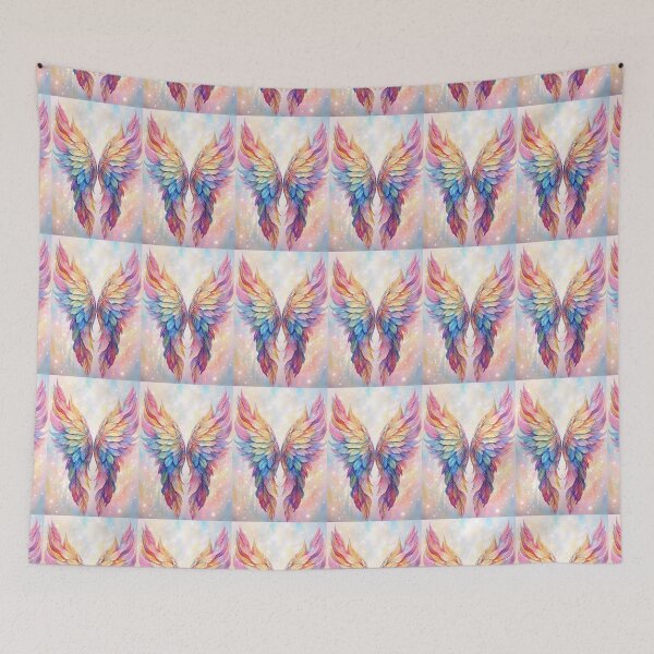 Item preview, Colourful set of wings in a rainbow effect  designed and sold by carlsmart1.