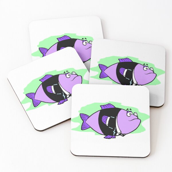 Item preview, Cartoon Tuxedo Fish designed and sold by simplyrebeccann.