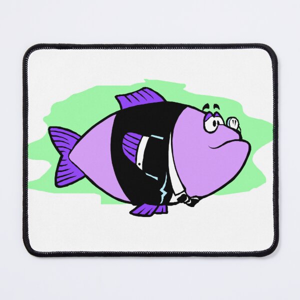 Item preview, Cartoon Tuxedo Fish designed and sold by simplyrebeccann.