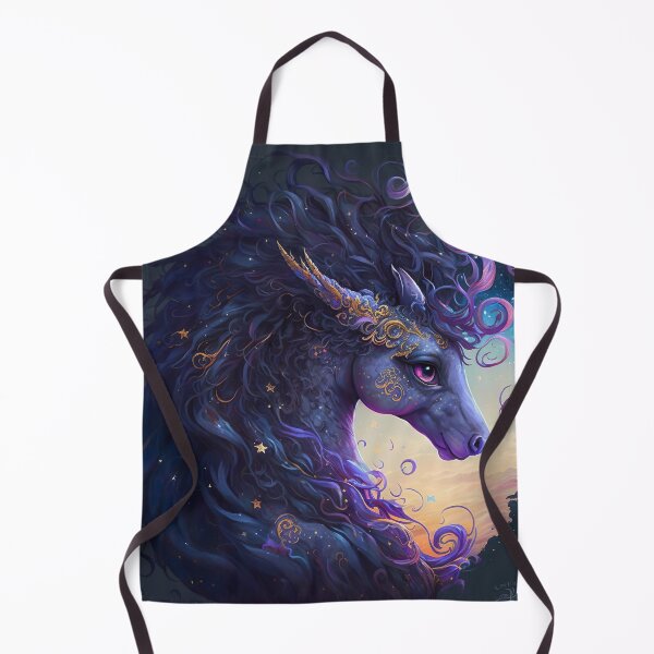 Item preview, Galaxy Unicorn Rolled Poster | Colorful Neon Fantasy Pony Wall Art designed and sold by codeslinger.