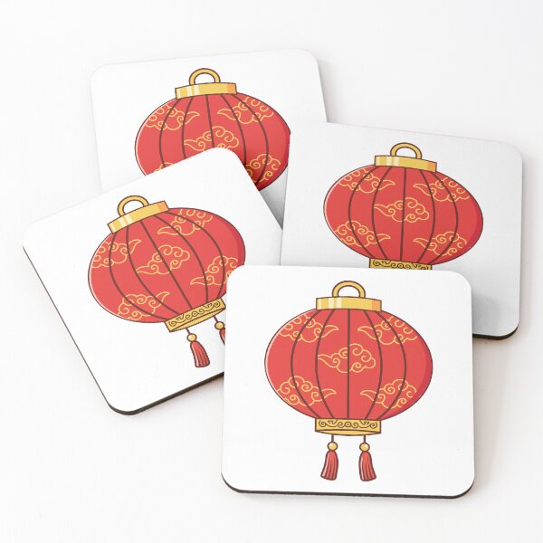 Aperçu de l'œuvre Lanterne chinoise rouge Nuage porte-bonheur créée et vendue par BetweenForms.