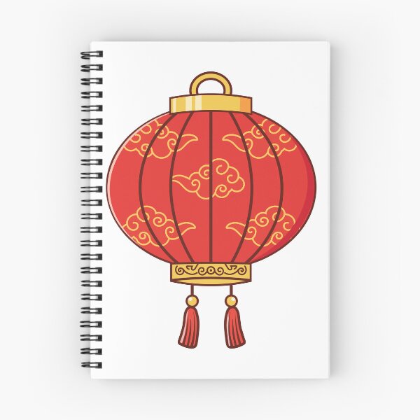 Item preview, Red Chinese Lantern Lucky Cloud  designed and sold by BetweenForms.