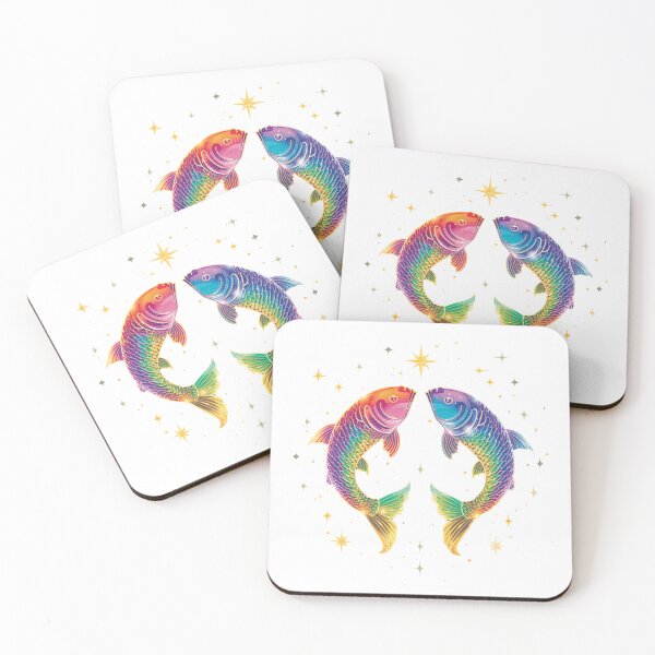 Item preview, Pisces Rainbow Pride Zodiac Sign designed and sold by EchoPrint Co..