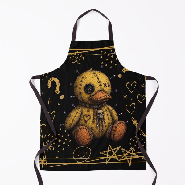 Item preview, Yellow Voodoo Duck - Black designed and sold by CaylaTay.