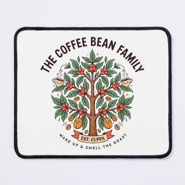 Item preview, The Coffee Bean Family Funny Coffee Plant Design – Cute Coffee Tree & Coffee Lover designed and sold by ArcticFoxStudio.