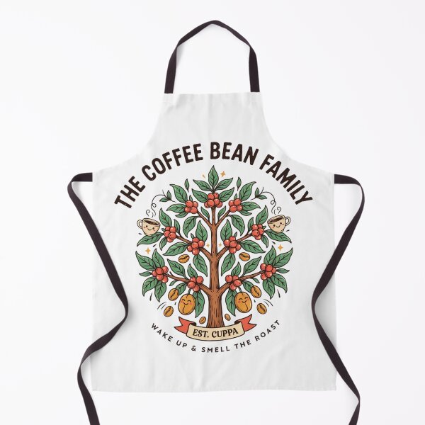 Item preview, The Coffee Bean Family Funny Coffee Plant Design – Cute Coffee Tree & Coffee Lover designed and sold by ArcticFoxStudio.
