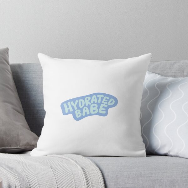 Item preview, Cute blue "hydrated babe" quote designed and sold by adriannasprints.