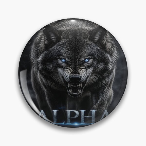 Item preview, ALPHA Wolf 5D – Glowing Eyes Dark Beast | Ultimate Power &  Energy Art designed and sold by Imagetore.