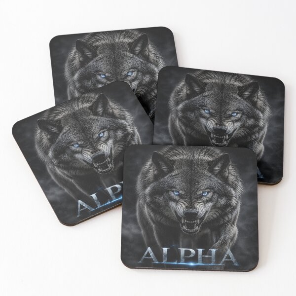 Item preview, ALPHA Wolf 5D – Glowing Eyes Dark Beast | Ultimate Power &  Energy Art designed and sold by Imagetore.
