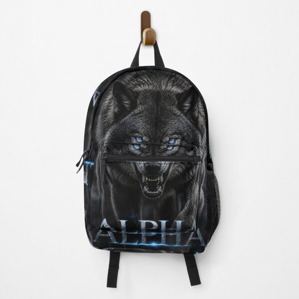 Item preview, ALPHA Wolf 5D – Glowing Eyes Dark Beast | Ultimate Power & Energy Art designed and sold by Imagetore.